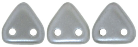 CMTR-25028 CzechMates Triangle Pearl Coat Grey/Silver, 10 gram-6196