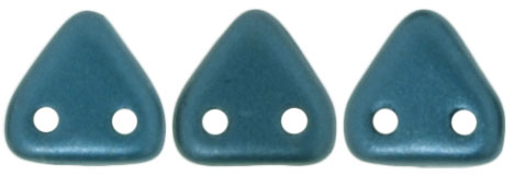 CMTR-25033 CzechMates Triangle Pastel Pearl Coat Petrol( Steel Blue), 10 gram-6200