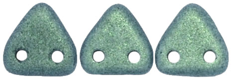 CMTR-23980-79051 CzechMates Triangle Jet Polychrome-Lt. Green, 10 gram-6180