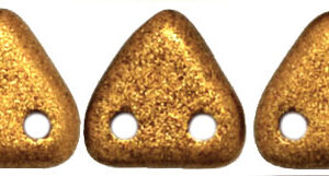 CMTR-00030-01730 CzechMates Triangle Matte Metallic Goldenrod, 10 gram-6141
