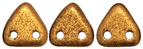 CMTR-00030-01730 CzechMates Triangle Matte Metallic Goldenrod, 10 gram-6141