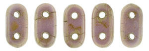 CMB-02010-65491 Opaque Roze/Gold Topaz, CzechMates® Bar, 10 gram.-6230