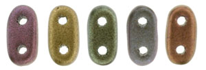 CMB-00030-01640 Matte Metallic Bronze Iris, CzechMates® Bar, 10 gram-6226