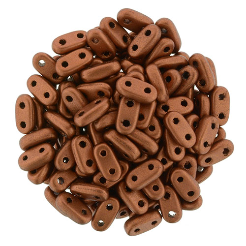 CMB-00030-01750 Matte Metallic Silky Copper, CzechMates® Bar, 10 gram-0 CMB-00030-01750 Matte Metallic Silky Copper, CzechMates® Bar, 10 gram-0
