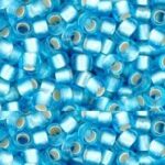TR-08-0023F Silver-Lined Frosted Aquamarine.-0