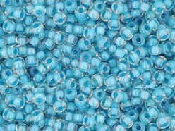 TR-11-0183 Inside-Color Luster Crystal/Opaque Aqua Lined, 10 gram-0