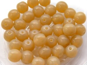 0040006 Topaz Opal Round 6 mm. 40 Pc.-6320