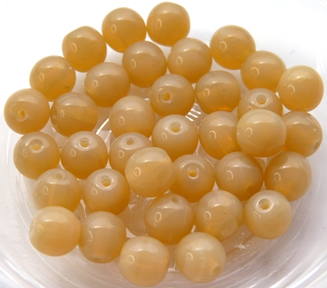 0040006 Topaz Opal Round 6 mm. 40 Pc.-6320