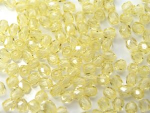 0130104 Citrine Yellow Facet 3 mm. 75 Pc.-6352