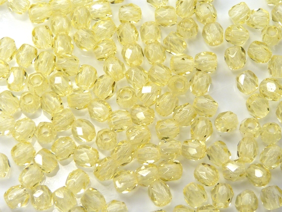 0130104 Citrine Yellow Facet 3 mm. 75 Pc.-6352