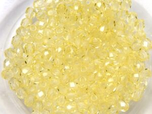 0130104 Citrine Yellow Facet 3 mm. 75 Pc.-0
