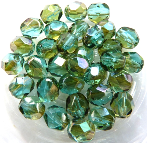 0100399 Aquamarine Celsian Facet 6 mm. 25 Pc.-0 0100399 Aquamarine Celsian Facet 6 mm. 25 Pc.-0