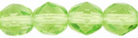 0100409 Lime Green Facet 6 mm. 25 Pc.-6439