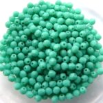 0100479 Matte Green Turquoise Facet 2,5 mm. 60 Pc.-0