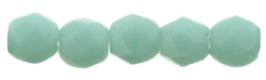 0100479 Matte Green Turquoise Facet 2,5 mm. 60 Pc.-6474