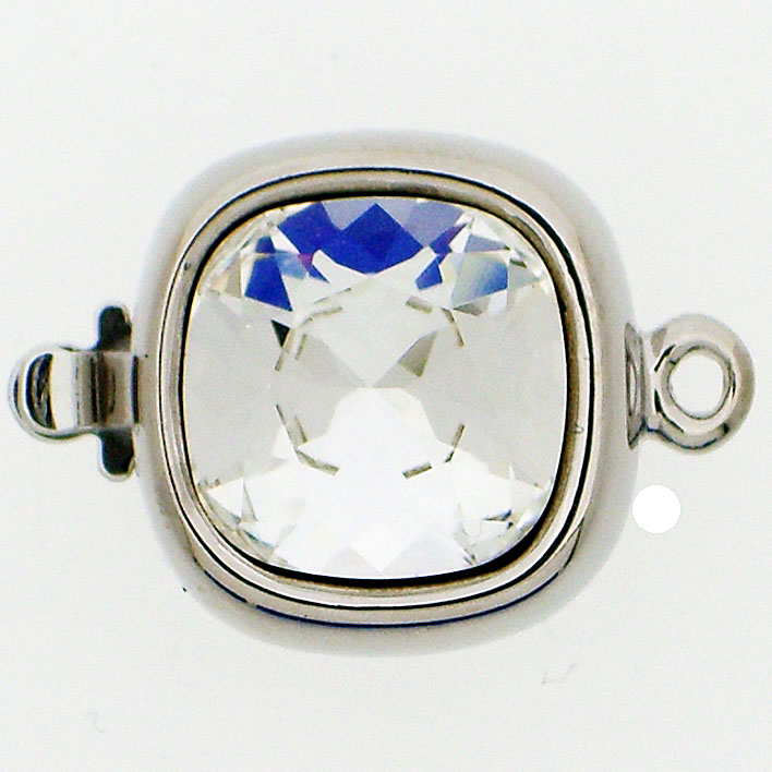 14821-01-06-001 Rhodium Claspgarten Clasp with Crystal-0 14821-01-06-001 Rhodium Claspgarten Clasp with Crystal-0