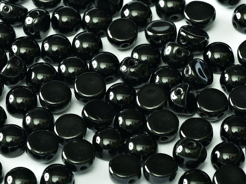 2HC-6-23980 2-Hole Cabochon Jet 25 Pc.-0 2HC-6-23980 2-Hole Cabochon Jet 25 Pc.-0