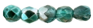 0100379 Mirror Teal Facet 2,5 mm. 50 Pc.-6461