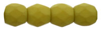 0100454 Saturated Lemongrass Facet 3 mm. 50 Pc.-6446