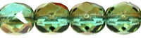 0100399 Aquamarine Celsian Facet 6 mm. 25 Pc.-6430