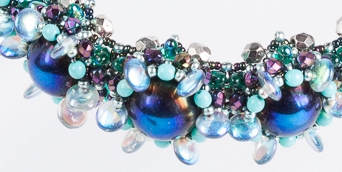 DO-S-00030-22201 Dome Beads Crystal Azuro 8 Pc.-6522