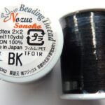 NS78BK Nozue Sonoko Beading Thread Black-0