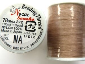 NS78NA Nozue Sonoko Beading Thread Beige ( Natural)-0