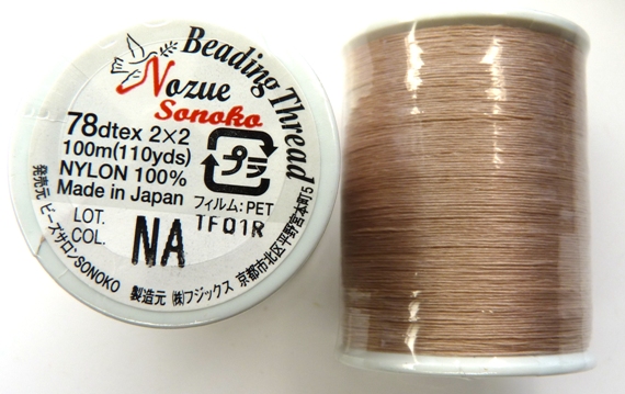 NS78NA Nozue Sonoko Beading Thread Beige ( Natural)-0