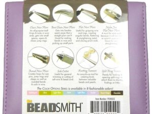 PLFAS03 Beadsmith Pastel Orchid Beaders Tool Set in Clutch-6583