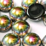 DO-B-23980-28101 Dome Beads Jet Vitrail 8 Pc.-0