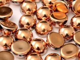 DO-ES-23980-27100 Dome Beads Jet Full Capri Gold 8 Pc.-0