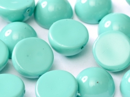 DO-ES-48655 Dome Beads Fiesta Turquoise Green/Blue 8 Pc.-0