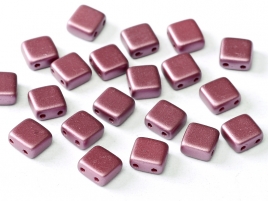 TH-25031 2Hole Square Pastel Burgundy 12 Pc.-0