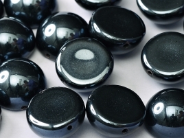 DO-B-23980-20600 Dome Beads Jet Blue Hematite Full 8 Pc.-0