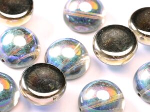 DO-B-00030-98537 Dome Beads Crystal Graphite Rainbow 8 Pc.-0