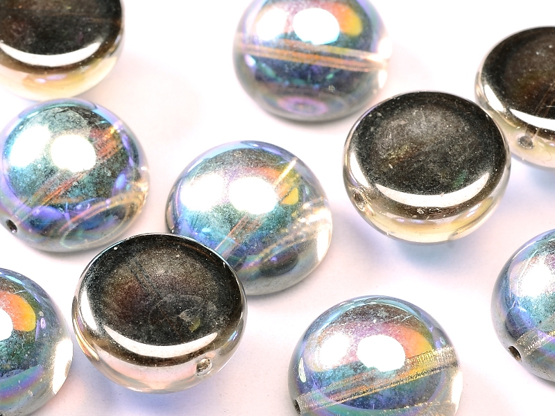 DO-B-00030-98537 Dome Beads Crystal Graphite Rainbow 8 Pc.-0 DO-B-00030-98537 Dome Beads Crystal Graphite Rainbow 8 Pc.-0