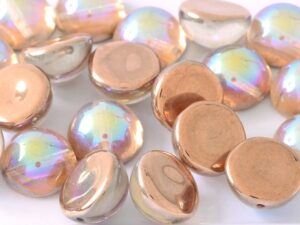 DO-B-00030-98533 Dome Beads Crystal Copper Rainbow 8 Pc.-0