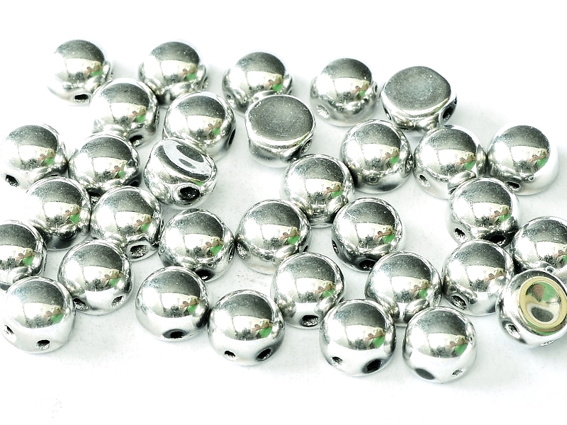 2HC-6-23980-27000 2-Hole Cabochon Jet Full Labrador (Full Silver) 25 Pc.-0 2HC-6-23980-27000 2-Hole Cabochon Jet Full Labrador (Full Silver) 25 Pc.-0