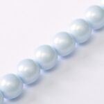 03-R-02010-29310 Light Blue Pastel Pearl round 3 mm. 100 Pc.-0