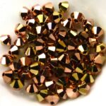 03-MC-00010-27101-26441 Bicones Crystal Capri Gold/Brass 3 mm. 50 Pc.-0