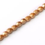 FP-03-02010-25003 Pastel Amber Pearl facet 3 mm. 50 Pc.-0