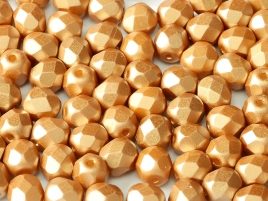 FP-04-02010-25003 Pastel Amber Pearl facet 4 mm. 50 Pc.-6745