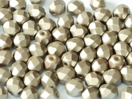FP-03-02010-25005 Pastel Light Brown Pearl facet 3 mm. 50 Pc.-6742