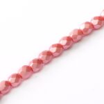 FP-03-02010-25007 Pastel Light Coral Pearl facet 3 mm. 50 Pc.-0
