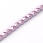 FP-04-02010-25011 Pastel Light Lila/Rose Pearl facet 4 mm. 50 Pc.-0