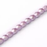 FP-03-02010-25011 Pastel Light Lila/Rose Pearl facet 3 mm. 50 Pc.-0