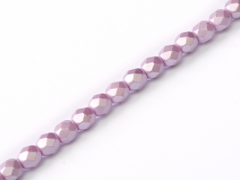 FP-03-02010-25011 Pastel Light Lila/Rose Pearl facet 3 mm. 50 Pc.-0