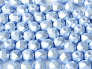 FP-03-02010-25014 Pastel Light Sapphire Pearl facet 3 mm. 50 Pc.-6756