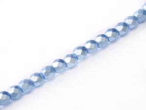 FP-04-02010-25014 Pastel Light Sapphire Pearl facet 4 mm. 50 Pc.-0