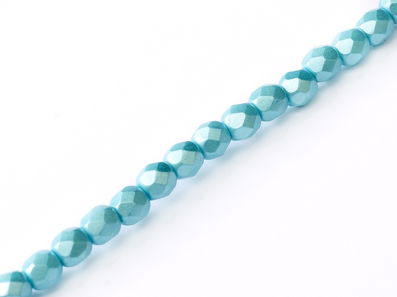FP-03-02010-25019 Pastel Aqua Pearl facet 3 mm. 50 Pc.-0